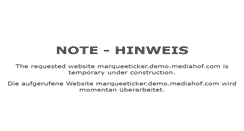 Desktop Screenshot of marqueeticker.demo.mediahof.com